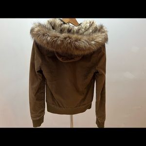 Aritzia TNA Faux Fur Lined Coat